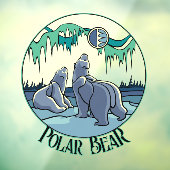 Beer Art Decal Custom Tribal Beer Art Window Cling (Vel 3)