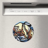 Beer Art Fridge Magnet Wildlife Art Magnets (Insitu (Vaatwasser))