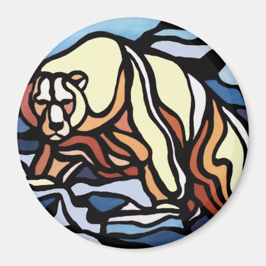 Beer Art Fridge Magnet Wildlife Art Magnets (Voorkant)