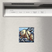 Beer Art Fridge Magnet Wildlife Art Magnets (Insitu (Vaatwasser))