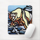 Beer Art Mousepad Stylish Wildlife Art Mousepad Muismat (Met muis)