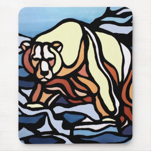 Beer Art Mousepad Stylish Wildlife Art Mousepad Muismat (Voorkant)