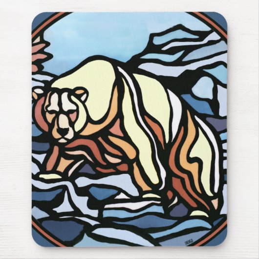 Beer Art Mousepad Stylish Wildlife Mousepad Gifts Muismat (Voorkant)