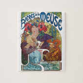  Beer Art Nouveau Alphonse Mucha Art Legpuzzel (Verticaal)