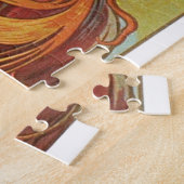  Beer Art Nouveau Alphonse Mucha Art Legpuzzel (Zijkant)