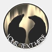 Beer Art Stickers Stickers Beer Noordelijke Lichte (Voorkant)