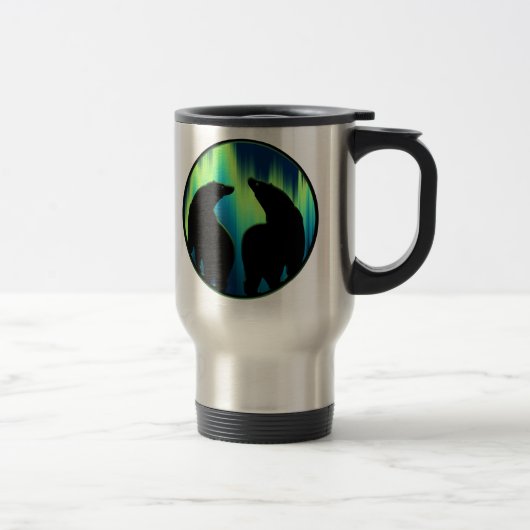 Beer Art Travel Mug Native Art Beer Cups Mokken (Rechts)