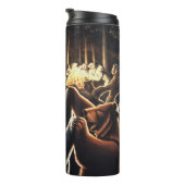 Beer Art Tumblers Dansen Beer Drinkware Party Thermosbeker (Geroteerd rechts)