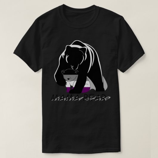 Beer Asexual Pride Mama T-shirt (Design voorkant)