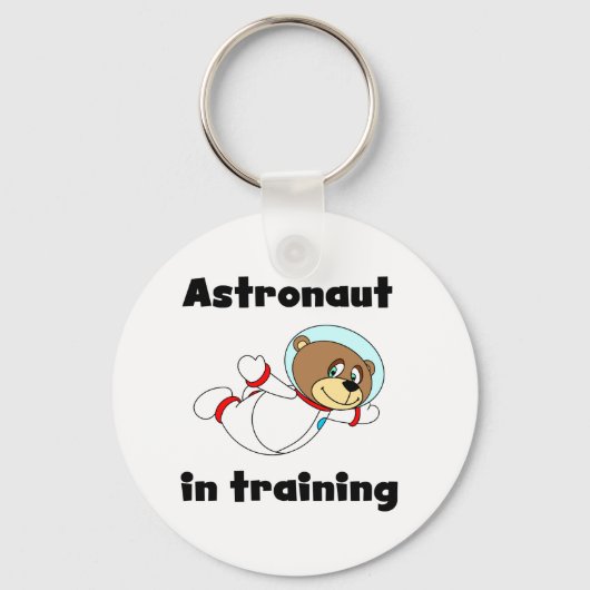 Beer Astronaut in Training Tshirts and Gifts Sleutelhanger (Voorkant)