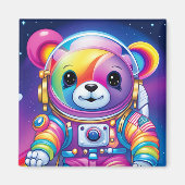 Beer astronaut ontwerp - magneet (Voorkant)