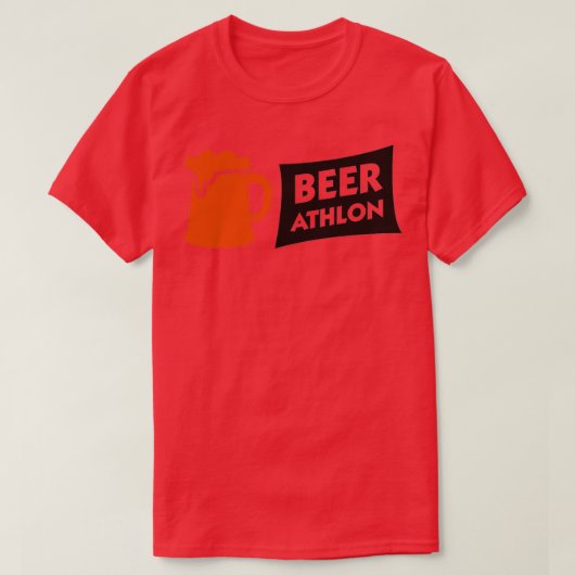 BEER ATHLON De Biermarathon T-shirt (Design voorkant)