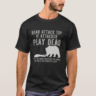Beer Attack Survival Humor Wilderness Camping Adve T-shirt