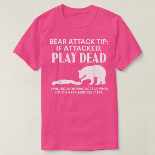 Beer Attack Tip Camping Hiking Outdoorreis 154 T-shirt (Design voorkant)