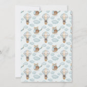 Beer Aviator Party Boy Birthday baby Kaart (Achterkant)