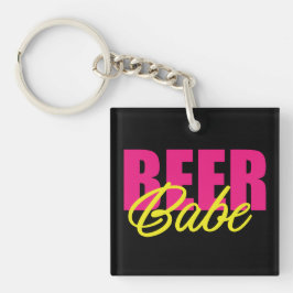 Beer Babe Funny Sleutelhanger