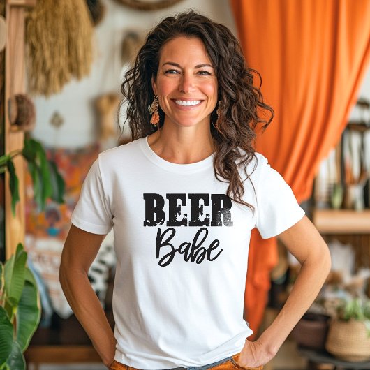 Beer Babe | Grappig damesbier T-shirt