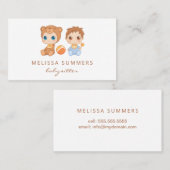 Beer Baby Babysitter Visitekaartje (Voorkant / Achterkant)