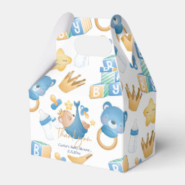 Beer Baby Boy Pastel Gepersonaliseerd Baby shower Bedankdoosjes
