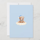 Beer Baby Douche Uitnodigingen Boy Hete Luchtballo (Achterkant)