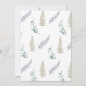 Beer Baby shower Barly Wait Woodland Teddy Kaart (Achterkant)