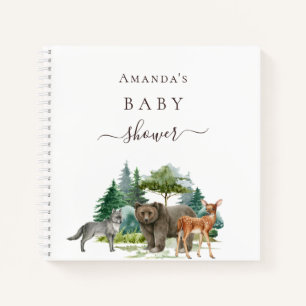 Beer baby shower beboste bossen notitieboek