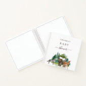 Beer baby shower beboste bossen notitieboek (Binnen)