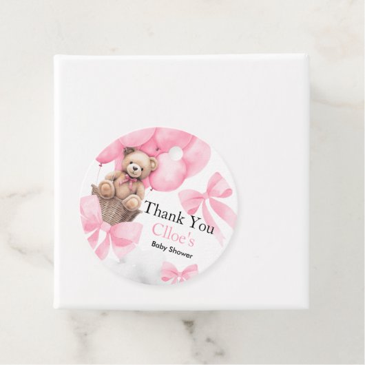 Beer Baby shower Bedankjes Labels (In situ)