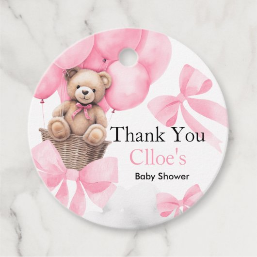 Beer Baby shower Bedankjes Labels (Voorkant)