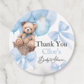 Beer Baby shower Bedankjes Labels (Voorkant)