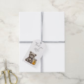 Beer baby shower bedankt cadeaulabel (Met Touw)