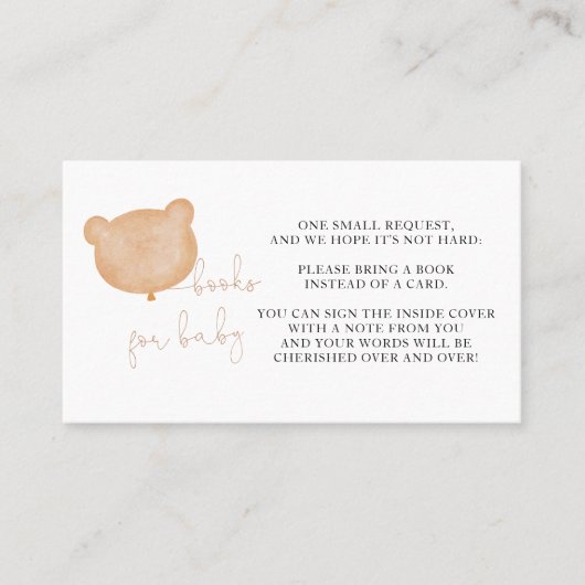 Beer Baby shower boeken voor Baby Kaart Plaatskaartje (Voorkant)