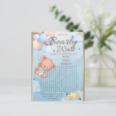 Beer Baby shower Boy Game Briefkaart (Staand voorkant)