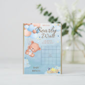 Beer Baby shower Boy Game Briefkaart (Staand voorkant)