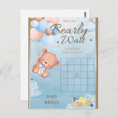 Beer Baby shower Boy Game Briefkaart (Voorkant / Achterkant)