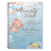 Beer Baby shower Boy Notitieboek (Voorkant)