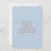 Beer Baby shower Boy Uitnodiging (Achterkant)