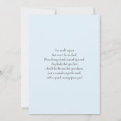 Beer Baby shower Boy Uitnodiging (Achterkant)