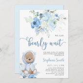 Beer Baby shower Boy Uitnodiging (Voorkant / Achterkant)