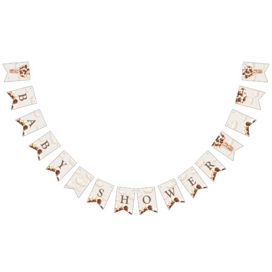 Beer Baby shower Buntin-vlaggen Vlaggetjes (Alle)