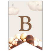 Beer Baby shower Buntin-vlaggen Vlaggetjes (Tweede vlag)