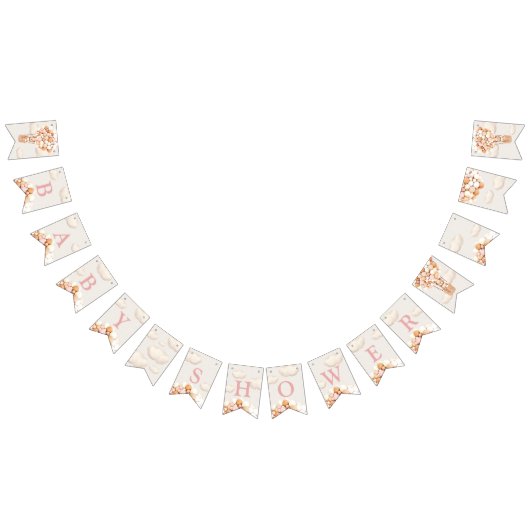 Beer Baby shower Buntin-vlaggen Vlaggetjes (Alle)