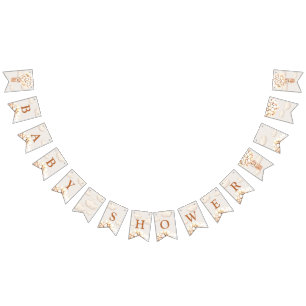 Beer Baby shower Buntin-vlaggen Vlaggetjes