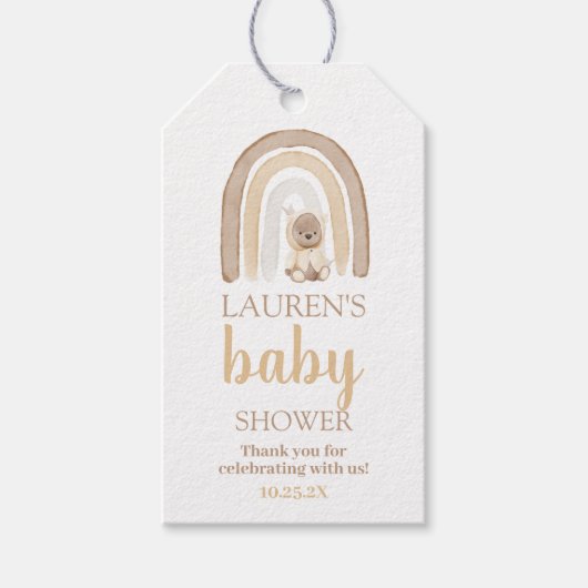 Beer baby shower cadeau labels cadeaulabel (Voorkant)