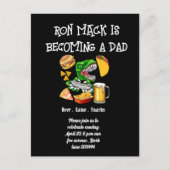 Beer baby shower Dadchelor partijuitnodiging Briefkaart (Voorkant)