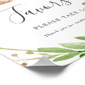 Beer Baby shower Favors Sign. Poster (Hoek)