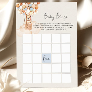 Beer Baby shower Game - BINGO
