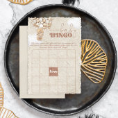 Beer Baby shower Game BINGO Flyer