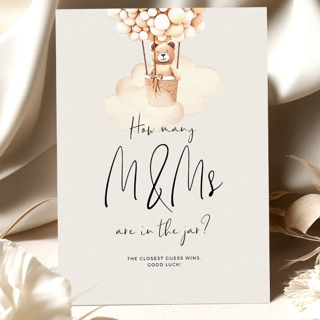 Beer Baby shower Game Hoeveel M&M's (Creator heeft geüpload)