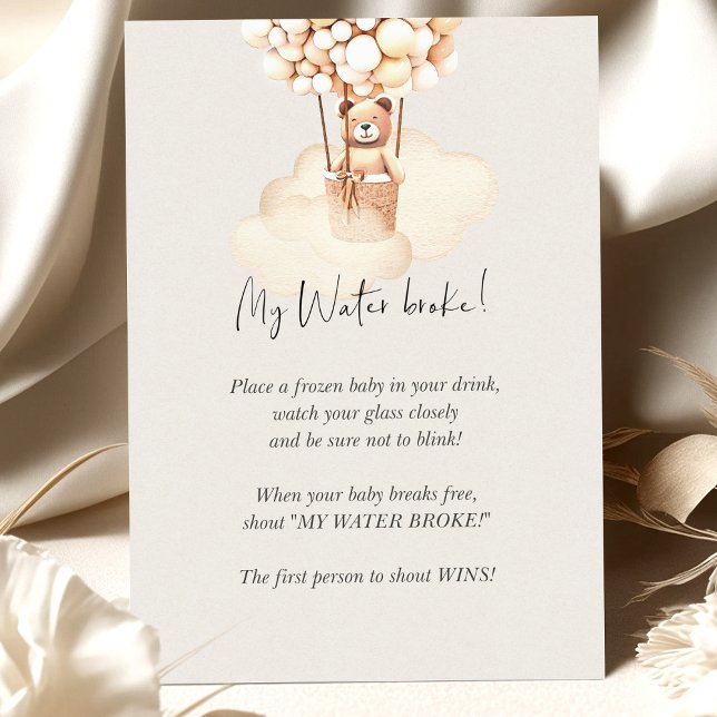 Beer Baby shower Game My Water Broke (Creator heeft geüpload)